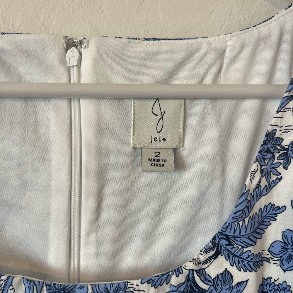 Joie NWOT Tropical Dog Print Dress - Picture 7 of 7